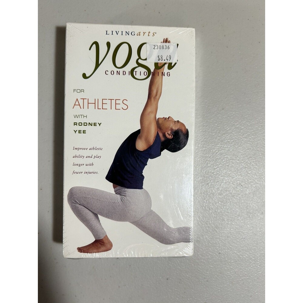 Yoga For Athletes With Rodney Yee VHS Tape Workout Video New Sealed